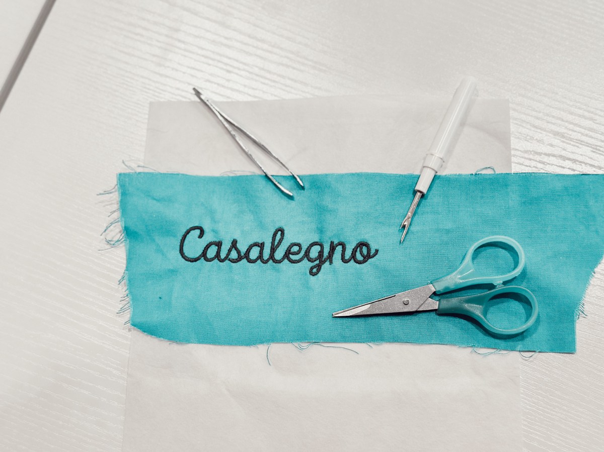 Line Up Split Embroidery using Free&nbsp;Software